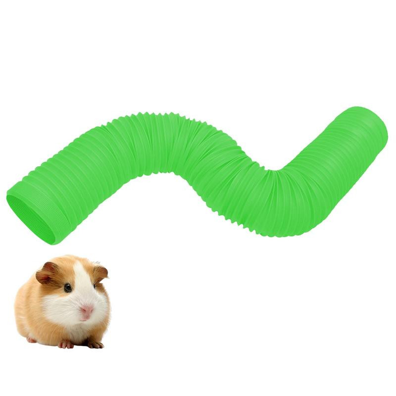 Hörcsög alagút műanyag játék rágcsálóképző csatorna Tartós cső Szórakoztató alagutak Kis hörcsögállat külső csövek Kerec tartozékok