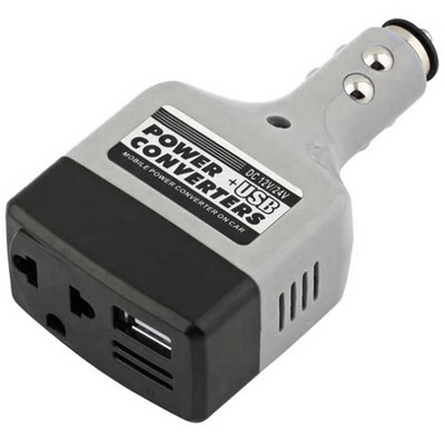 Universal Car Mobile Power Inverter Adapter 12V/24V To 220 USB Auto Car Power Converter Charger Used For All Mobile Phone