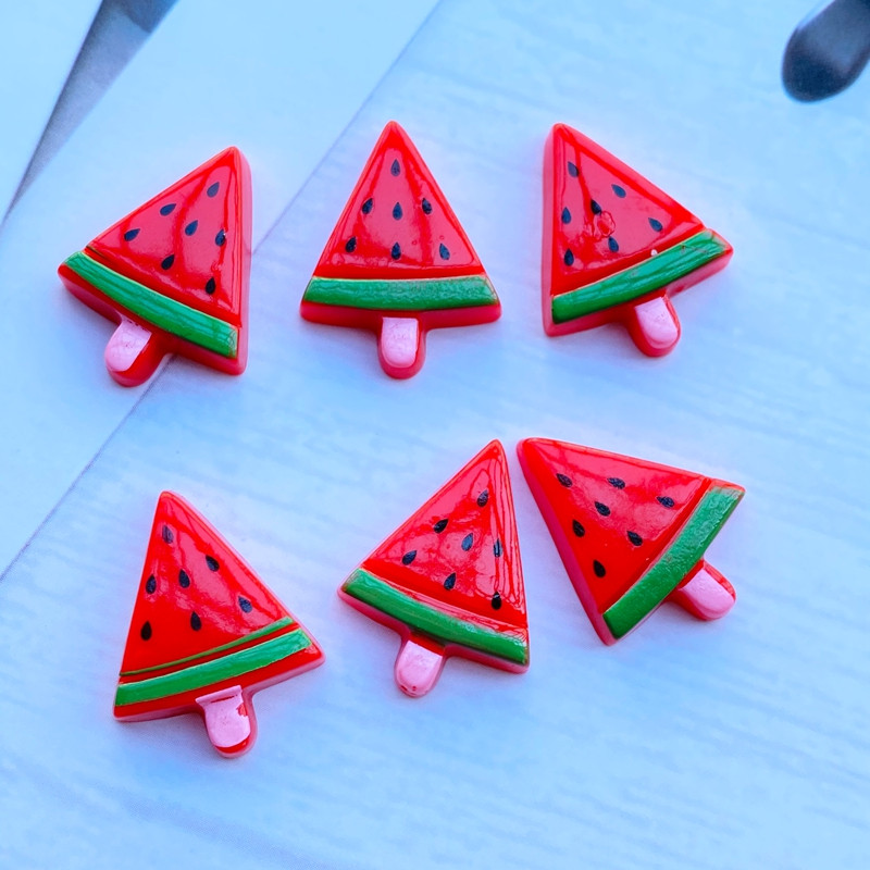 20db Új mini aranyos popsi görögdinnye lapos hátú gyanta Scrapbooking barkácsolás ékszer kézműves dekorációs kiegészítők J331