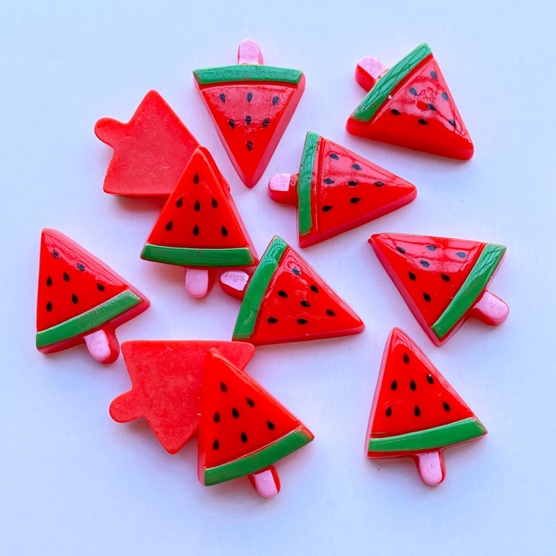 20db Új mini aranyos popsi görögdinnye lapos hátú gyanta Scrapbooking barkácsolás ékszer kézműves dekorációs kiegészítők J331