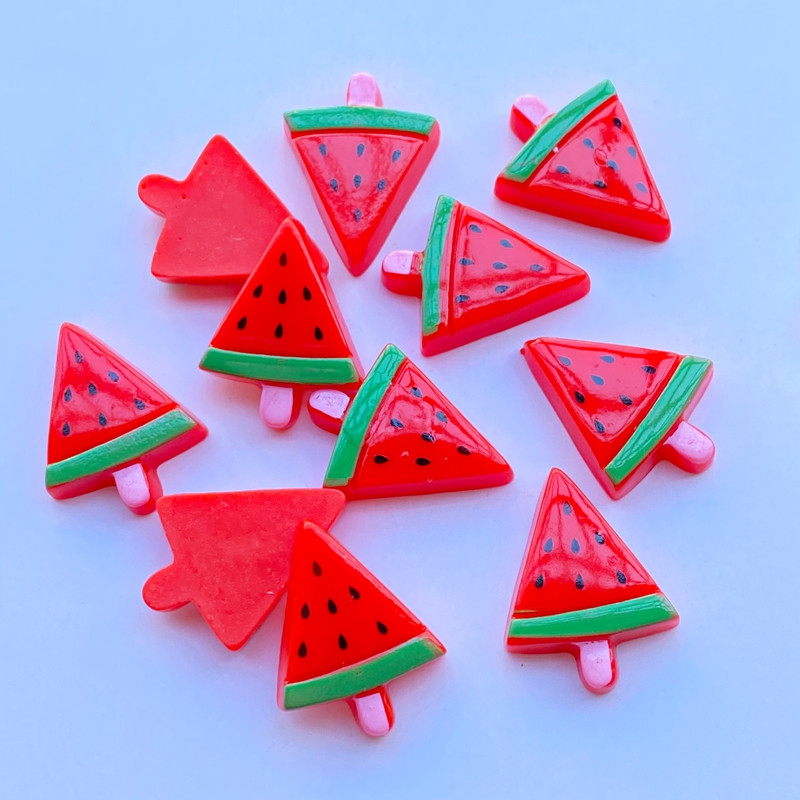 20db Új mini aranyos popsi görögdinnye lapos hátú gyanta Scrapbooking barkácsolás ékszer kézműves dekorációs kiegészítők J331