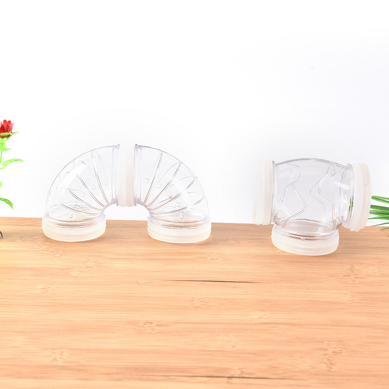 Barkácsolás U-típusú műanyag csővezeték cső képzés játék csatlakoztatott külső alagút játékok kisállat hörcsög ketrec termékkellékek