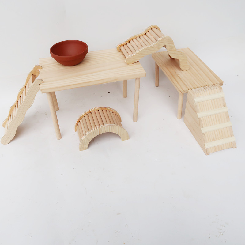 Hörcsög fa létra Kisállat mászójáték csincsillához Természetes hörcsög tornajátékok tengerimalac kiegészítők