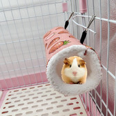 Hamako lovos tunelio formos lizdas dviaukštei lovai cukraus sklandytuvui hamakui jūrų kiaulytės narvelio priedai patalynė Šiltas hamakas žiurkėnui