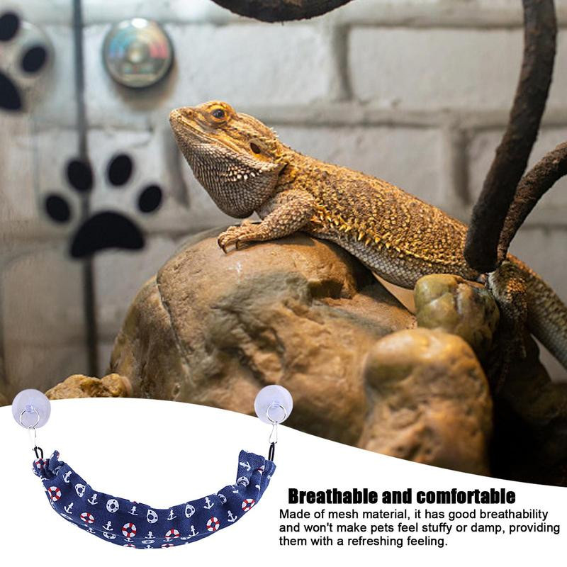 Hüllő függőágy nyugágy szakállas sárkány függőágy hinta kiegészítők nagy kis szakállas sárkányokhoz Anole gekkó gyíkok