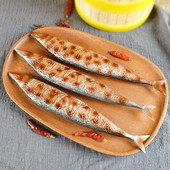 Προσομοίωση Μοντέλο Saury Τεχνητά Ψάρια Ψεύτικα Στολίδια για μπάρμπεκιου Saury Θαλασσινά Πιάτα παραθύρου Διακοσμήσεις Στοιχεία διατροφής