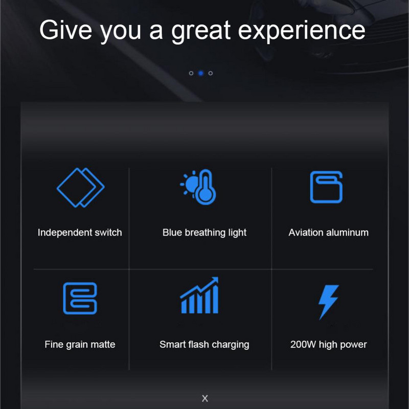 Autós teherautó átalakító tápegység digitális kijelző Többfunkciós univerzális, praktikus, tartós autós kellékek autóinverter Qc3.0
