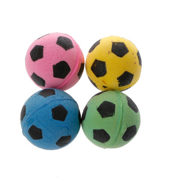 20 τεμ. χωρίς θόρυβο Cat EVA Ball Μαλακός αφρός Μπάλες για παιχνίδι ποδοσφαίρου για παιχνίδι γρατσουνίσματος γατών HX6D