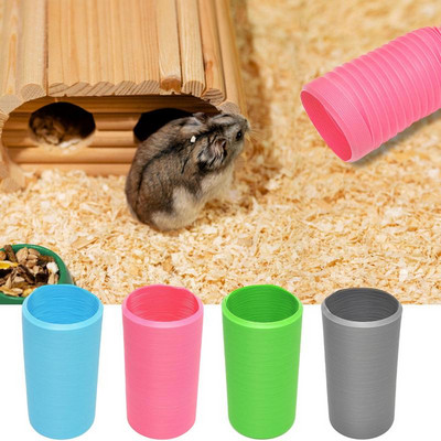 Hamster Tunnel Πλαστικό παιχνίδι Κανάλι Εκπαίδευσης Τρωκτικών Durable Tube Fun Tunnels Μικρό Χάμστερ Ζώο Εξωτερικοί Σωλήνες Αξεσουάρ κλουβιού