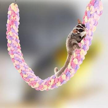 60 cm Glider Climbing Rope Little Pet Crawling Toy Hamster Rope Ινδικό χοιρίδιο Παιχνίδια Swing Parrot Climbing Rope Sugar Glide Hammock