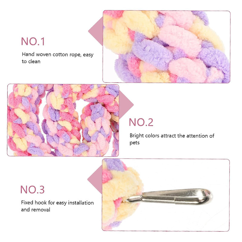 60 cm-es vitorlázó mászókötél kisállat mászó játék hörcsög kötél tengerimalac játékok hinta papagáj mászó kötél cukor sikló függőágy