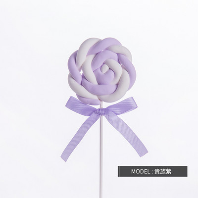 1 τεμ. Προσομοίωση Βαμβακερό γλειφιτζούρι Χαριτωμένο ψεύτικο ζαχαρωτό πολύχρωμο κέικ Μοντέλο επιδόρπιο Βιτρίνα καταστήματος Προβολή στηρίγματα Παιδική διακόσμηση πάρτι γενεθλίων