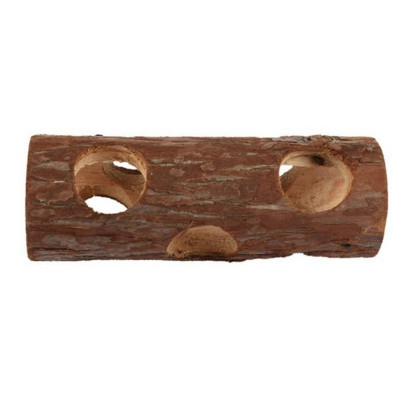 Φυσικό ξύλινο χάμστερ Ποντίκι Tunnel Tube Toy Δάσος Κοίλος κορμός δέντρου Φυσικό ξύλο Παιχνίδι άσκησης Tube Tunnel Ζώων
