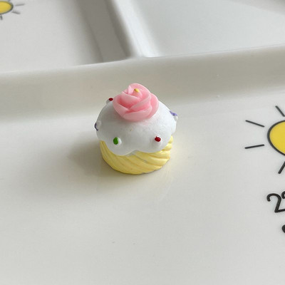 5 tk minisimulatsioon 3D lillekoogid lastele kingitused vaik võltsitud toidukaunistused miniatuursed koogid Kawaii isetegemise albumi tarvikud