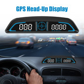 Autós sebességmérő Smart Digital Alarm Reminder Meter G3 GPS HUD Heads Up Display HD autóelektronikai tartozékok