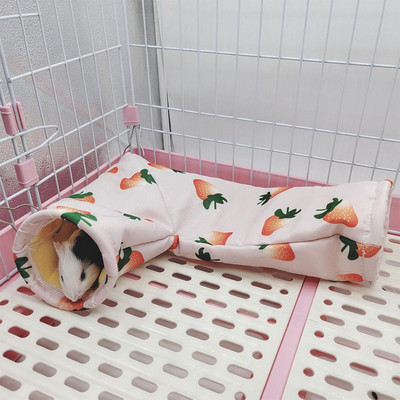 Pet Right Angle Tunnels Tubes που πλένονται στο πλυντήριο Play Tunnel Toys Προμήθειες για κατοικίδια για χάμστερ ινδικό χοιρίδιο