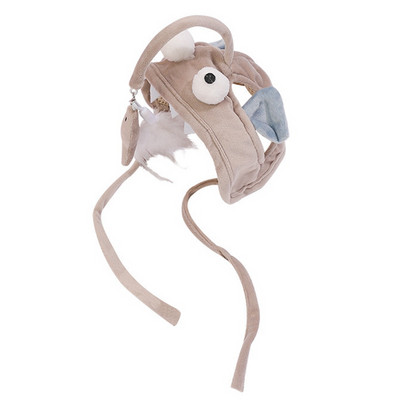 Διαδραστικά παιχνίδια για γάτες Ψάρεμα Κεφαλή κεφαλής Καπέλο Φτερά Tease Kitten Cats Καλύμματα κεφαλιού Αξεσουάρ για κατοικίδια που παίζουν μόνοι τους