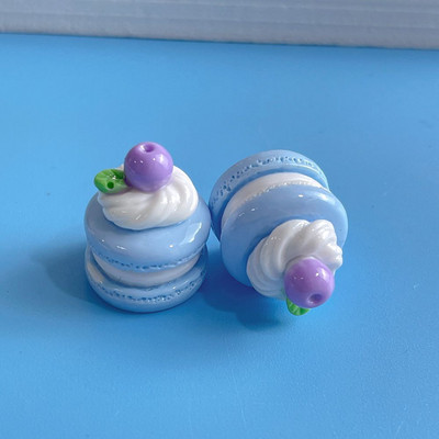 5 tk Simulatsioonikihiga kook 2x2x2,3 cm Vaigukoogid Võltstoidukaunistused Miniatuursed 3D-kreemikoogid Kawaii DIY scrapbooking tarvikud