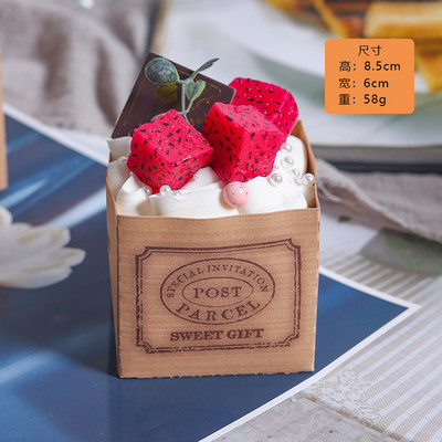 1PC Κύπελλο τεχνητών φρούτων για τούρτα Fake Food Decoration Photography Pro Food Simulation Cake Model Tea Table Decoration FCYY-060