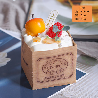 1PC Κύπελλο τεχνητών φρούτων για τούρτα Fake Food Decoration Photography Pro Food Simulation Cake Model Tea Table Decoration FCYY-060