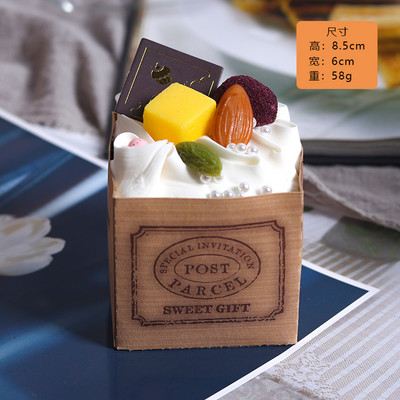 1PC Κύπελλο τεχνητών φρούτων για τούρτα Fake Food Decoration Photography Pro Food Simulation Cake Model Tea Table Decoration FCYY-060