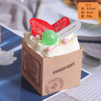 1PC Κύπελλο τεχνητών φρούτων για τούρτα Fake Food Decoration Photography Pro Food Simulation Cake Model Tea Table Decoration FCYY-060