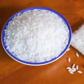 40g/zsák szimuláció fehér rizs élethű PVC rizs modell kijelző kellékek mesterséges hamis rizsszem barkács konyhaszekrény dekoráció