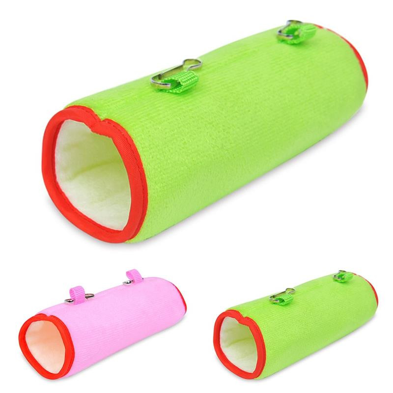 Hamster Cage Tunnel Hammock Ζεστό βελούδινο παιχνίδι χάμστερ με σωλήνα κρεβατιού μικρού ζώου Χάμστερ για κουνάβι αρουραίος Ινδικό χοιρίδιο