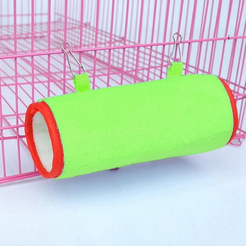 Hamster Cage Tunnel Hammock Ζεστό βελούδινο παιχνίδι χάμστερ με σωλήνα κρεβατιού μικρού ζώου Χάμστερ για κουνάβι αρουραίος Ινδικό χοιρίδιο