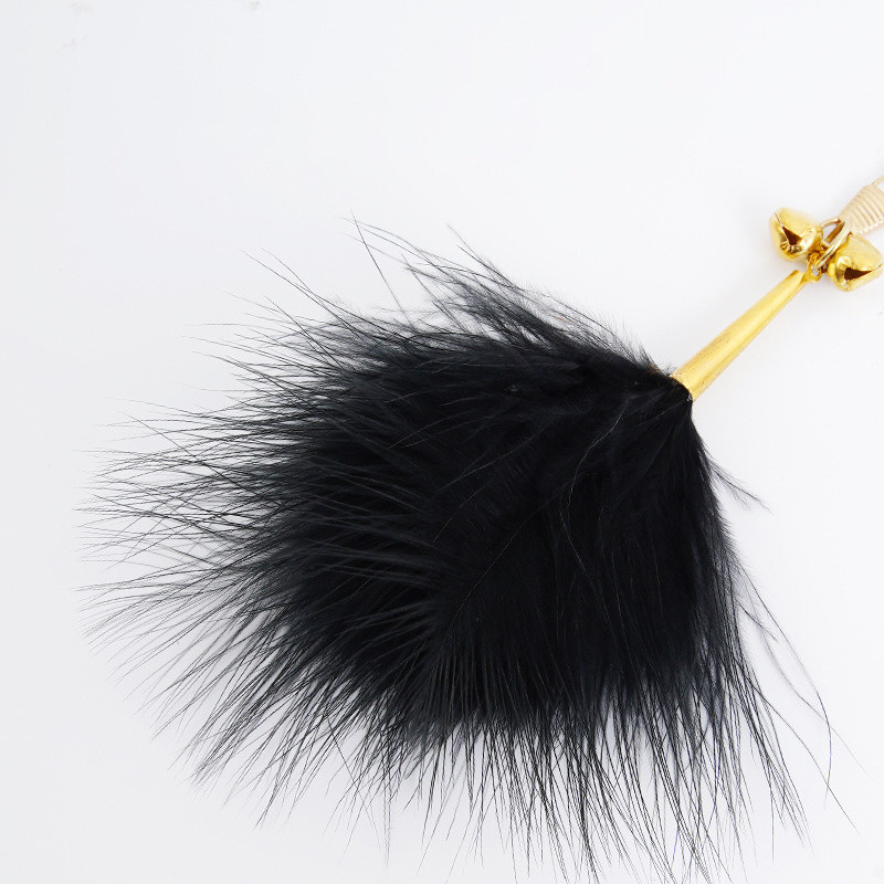 Funny Cat Stick Διαδραστικό παιχνίδι φτερό γάτας με ρυθμιζόμενο παιχνίδι με ραβδί γάτας για γατάκι που παίζει Teaser ραβδί παιχνίδι προμήθειες για κατοικίδια