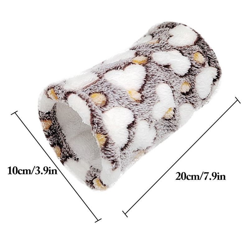 Σήραγγα χάμστερ ινδικό χοιρίδιο κρεβατιού σκαντζόχοιρος Σωλήνας βελούδινα τσιντσιλά τούνελ για μικρά ζώα κρεβάτι ύπνου για κατοικίδια Κλουβί για κατοικίδια Αξεσουάρ χάμστερ