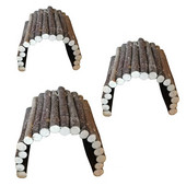 Fából készült íves híd Dodging House Hörcsög alagút Kisállat nyúl mászó őrlőfogas játék