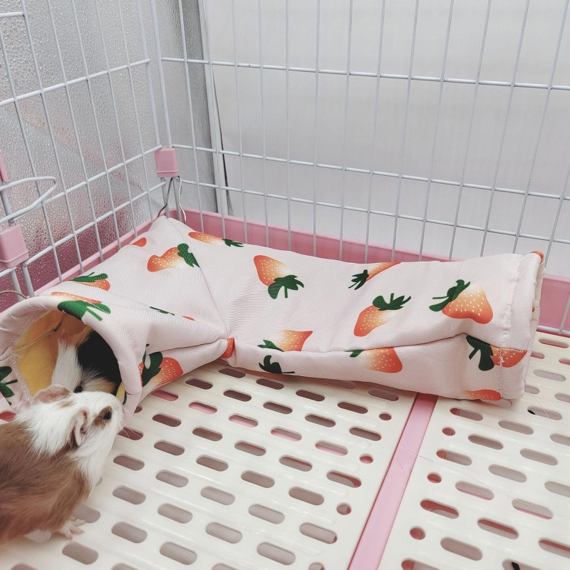 Αξεσουάρ κλουβιού κουνάβι Tunnel Tunnel Tube Corner Hide Fleece Hideaway Κρεβάτι αιώρα Κρεβάτι για ινδικό χοιρίδιο 3 στυλ για να επιλέξετε