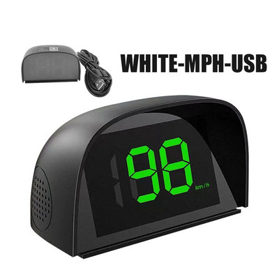 Univerzális autós GPS HUD 5V USB Head Up kijelző Digitális sebességmérő szivargyújtó Plug&Play nagy betűtípus KMH/MPH autós tartozékok