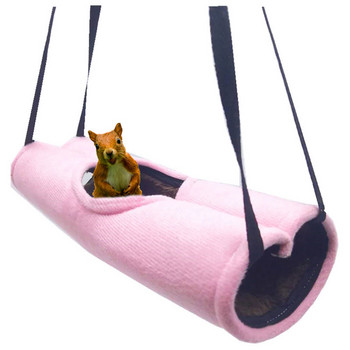 Soft Warm Tunnel Hamster House Sleeping Pet Sleeping Παίξτε Κλειστή αιώρα με κούνια