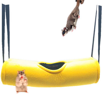 Soft Warm Tunnel Hamster House Sleeping Pet Sleeping Παίξτε Κλειστή αιώρα με κούνια
