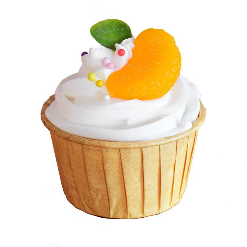 Hamis csésze torta hűtőmágneses dekorációhoz 4 Design mesterséges mousse torta Hamis élelmiszer kijelző