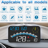 G10 G4S Universal Car HUD Speedometer Head Up Display Ψηφιακό οδόμετρο GPS Συναγερμός Υπερταχύτητας Παρμπρίζ Προβολέας Αυτοκινήτου