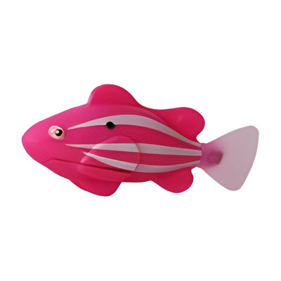 Cat Interactive Toy Pet Kitten LED Light Ρομπότ ψαριών κολύμβησης Παιχνίδι ψαριών για εκπαίδευση γατών και βοηθήματα συμπεριφοράς Παιχνίδια Αξεσουάρ για γάτες