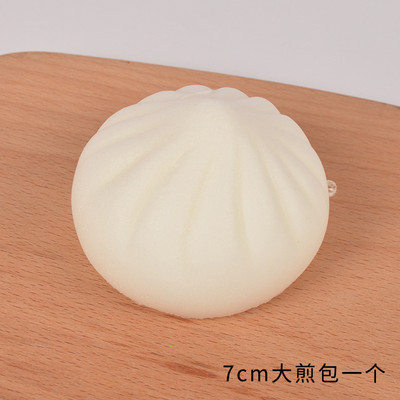 Γεμιστό κουλούρι στον ατμό Λουλούδι με αργή ανάκαμψη Προσομοίωση Κλειδί φαγητού Κρεμαστό παιχνίδι κινητού τηλεφώνου για παιδιά Ενήλικες Ανακούφιση από το άγχος