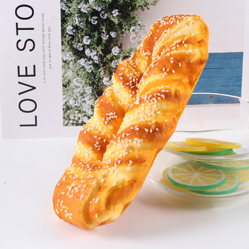 Изкуствен мек модел хляб Сусамово цвете Руло Декорация на дома Фотография Прозорец Обучаваща играчка Симулация Торта Аромат