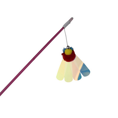 Χαριτωμένα παιχνίδια εντόμων για γάτες Smiley Teasing Wand Kitten Fishing Rod Interactive Training Feather Butterfly Funny Cat Stick Pet Supplies