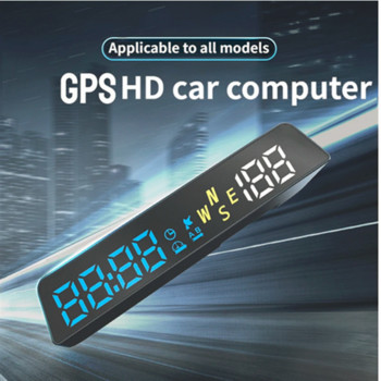 Νέος πίνακας ταμπλό GPS HUD Gague Ψηφιακό ταχύμετρο Time Compass Altitude Plug and Play Ηλεκτρονικά αξεσουάρ H500G Head-up display