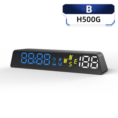 Új GPS műszerfal HUD Gague digitális sebességmérő időiránytű magasság Plug and Play elektronikus tartozékok H500G Head-up kijelző