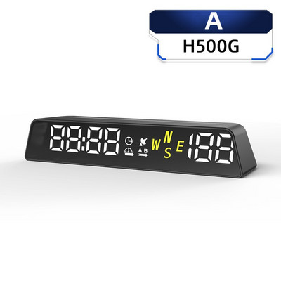 Új GPS műszerfal HUD Gague digitális sebességmérő időiránytű magasság Plug and Play elektronikus tartozékok H500G Head-up kijelző