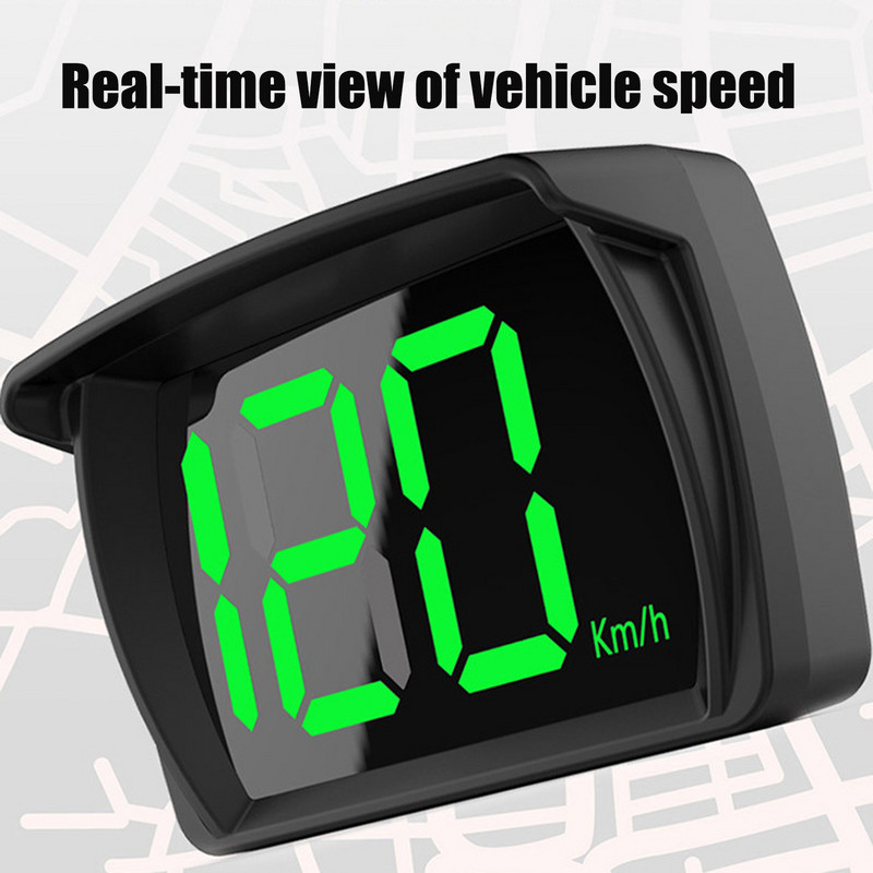 GPS HUD digitális sebességmérő Plug and Play minden autóhoz Nagy betűtípus KMH MPH autós kiegészítők