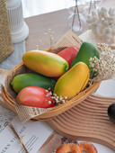 Szimulációs Fruit Mango Model Aomang Agravated Stúdió Vázlatok Ételforgatás Kellékek Tej Tea Ablakdísz Díszek