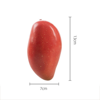 Szimulációs Fruit Mango Model Aomang Agravated Stúdió Vázlatok Ételforgatás Kellékek Tej Tea Ablakdísz Díszek