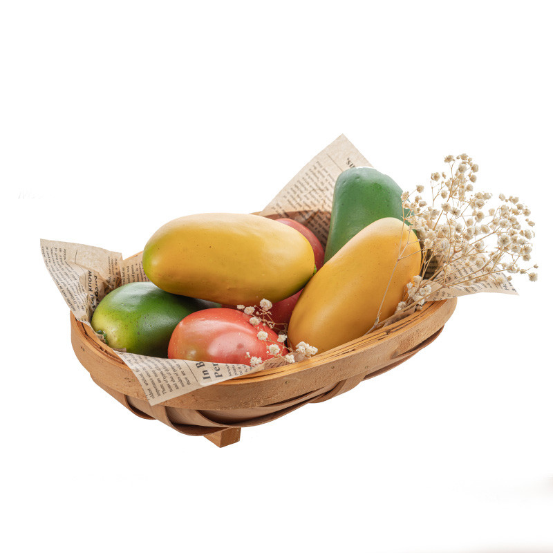 Szimulációs Fruit Mango Model Aomang Agravated Stúdió Vázlatok Ételforgatás Kellékek Tej Tea Ablakdísz Díszek