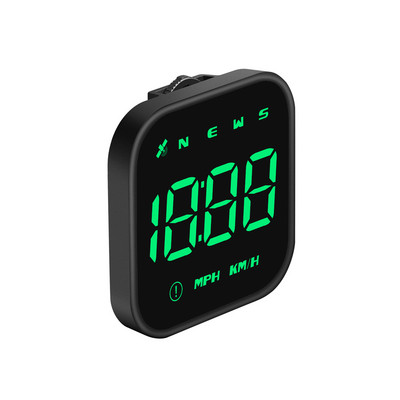 Mini 2,5 hüvelykes autós univerzális HUD Head Up kijelző sebesség MPH, iránytű vezetési irány, fáradtság vezetési emlékeztető